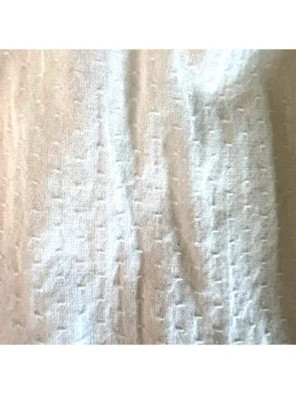 Hatch Katherine Maternity White Cotton Tiered Maxi Dress Sz 3/L Swiss Dot Boho - Picture 6 of 11